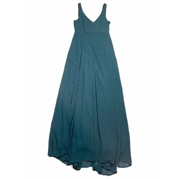 NWOT! SMYM Jenn Maxi Deep Jade Chiffon - Picture 5 of 12